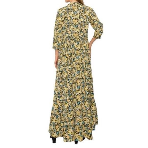 NWT Melloday Women’s Floral Print Hi-Low Maxi Dress Size XL - Picture 2 of 10